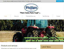 Tablet Screenshot of phillipsseed.com